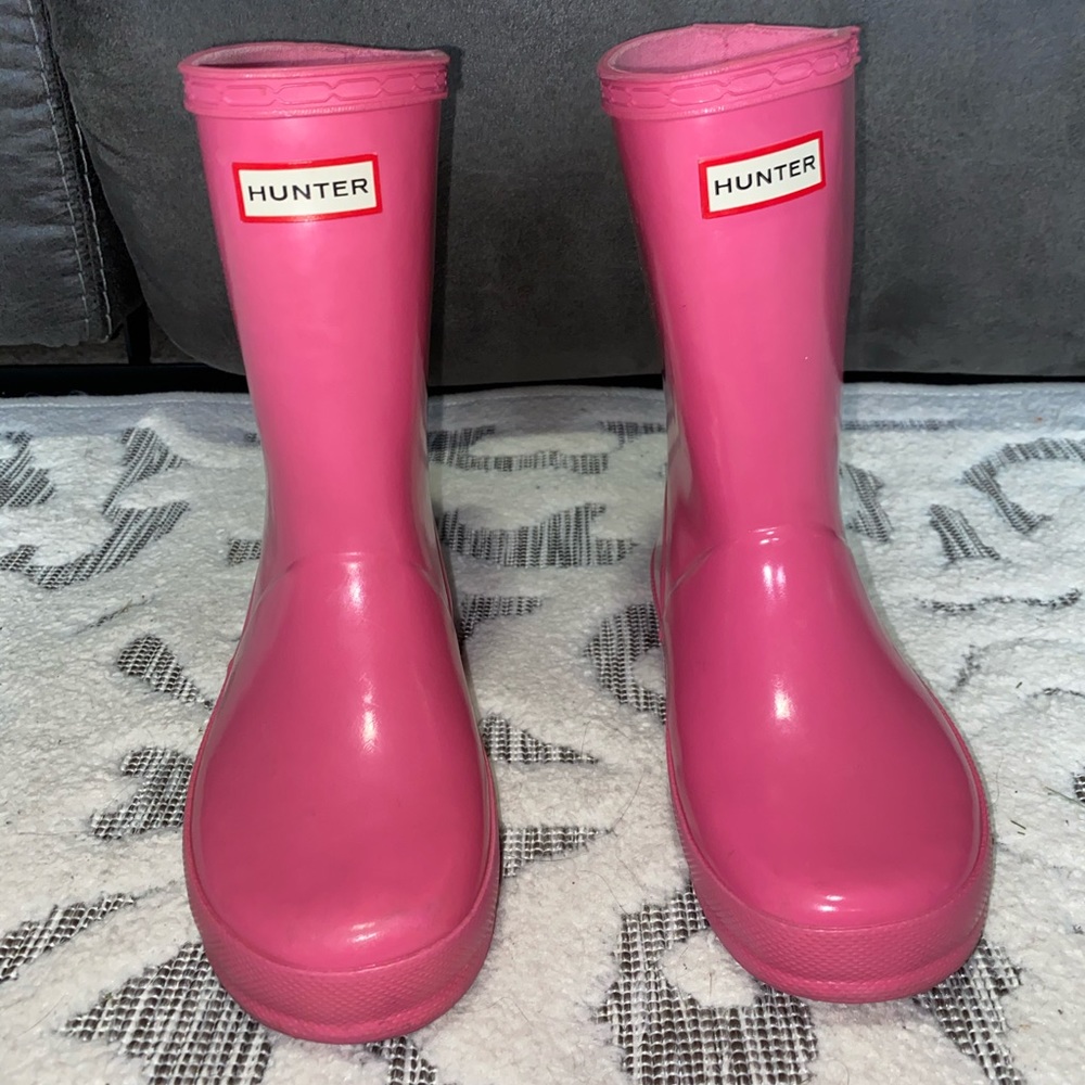 Toddler 13 Girls Pink Hunter Boots